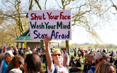 THOUSANDS ATTEND ANTI-LOCKDOWN DEMONSTRATION HELD IN CENTRAL LONDON