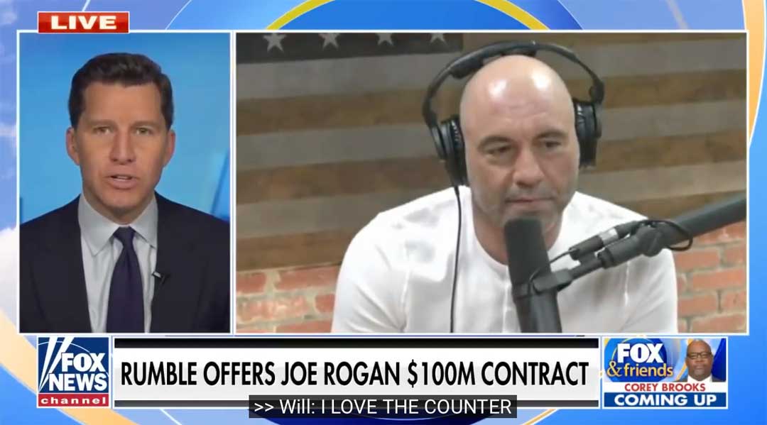 Rumble Offers Joe Rogan 100 Million