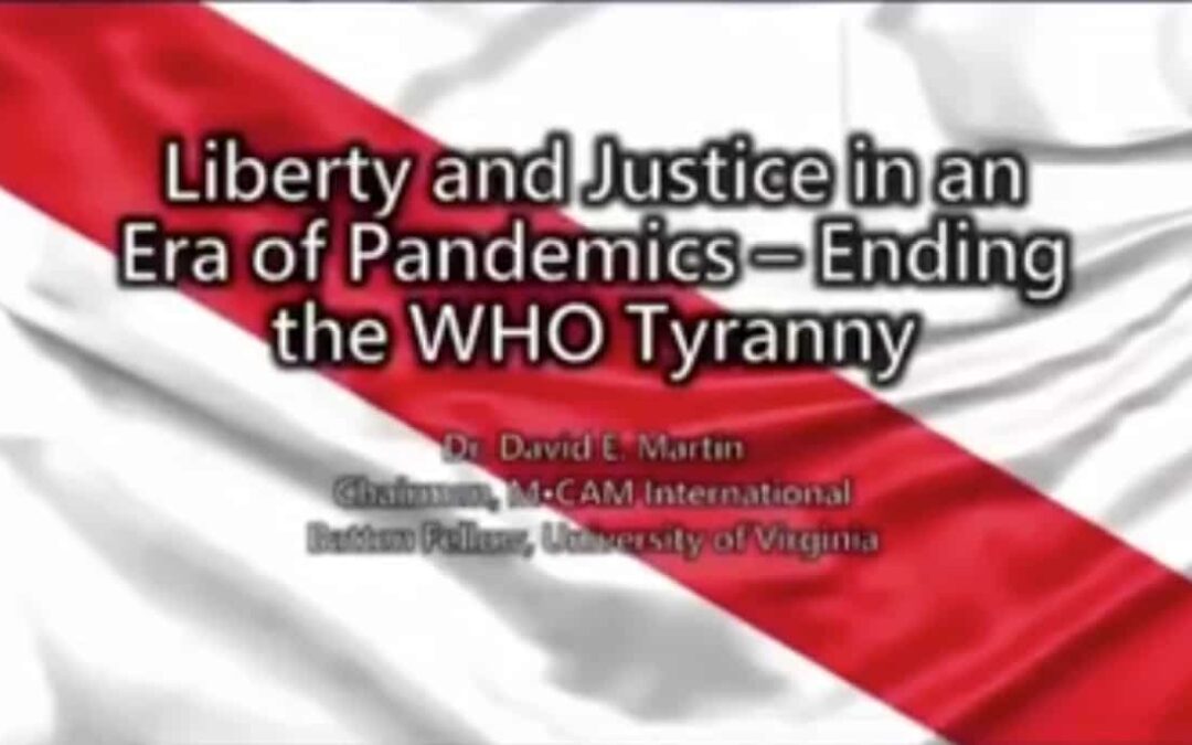 Dr. Martin | Ending the WHO Tyranny | Presented testimony to the EU Parliament